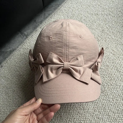 Sweet Lightweight Bowknot Baseball Caps