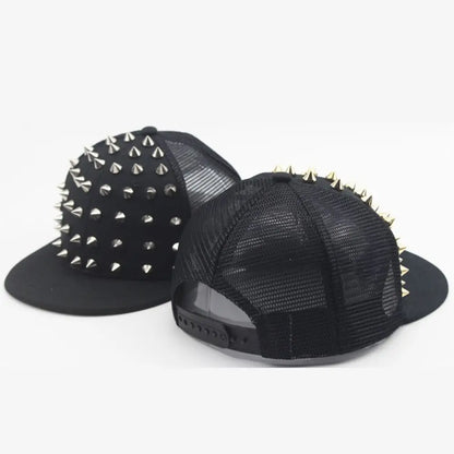 Casual Sunshade Rivet Flat Hat Adjustable