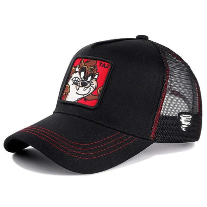 Unisex Anime Cartoon Cap High Quality Patch Draw Baseball Cap Men