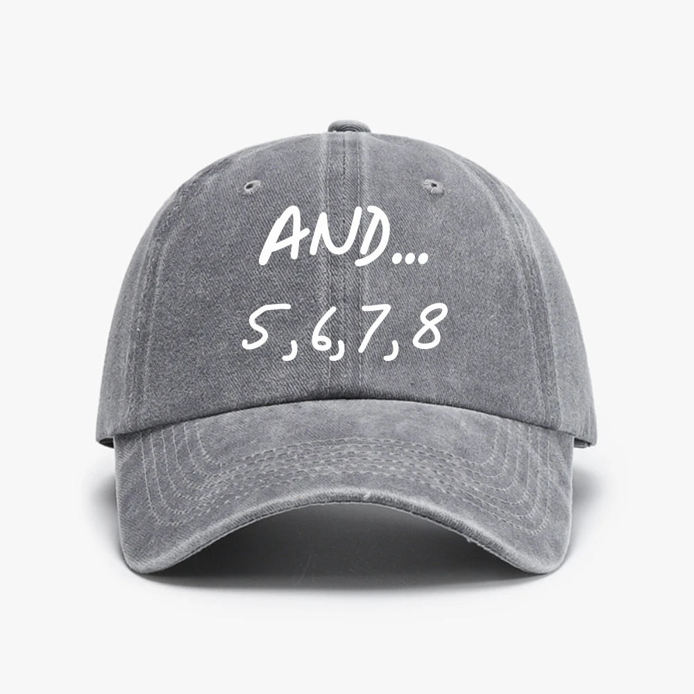Vintage Men Women Washed Baseball Cap