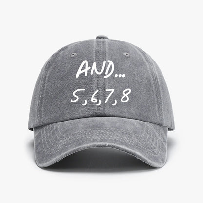 Vintage Men Women Washed Baseball Cap