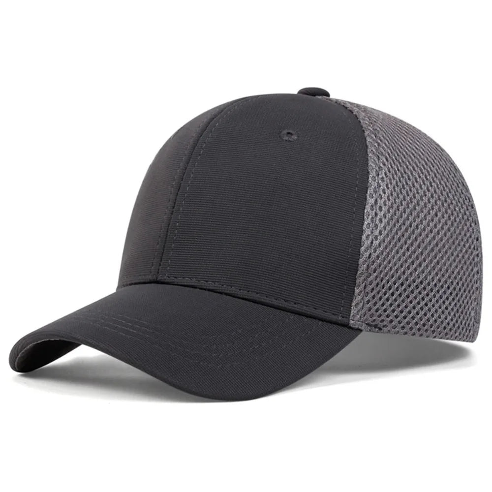 High Quality Casual Baseball Net Caps Rear Sealing Breathable