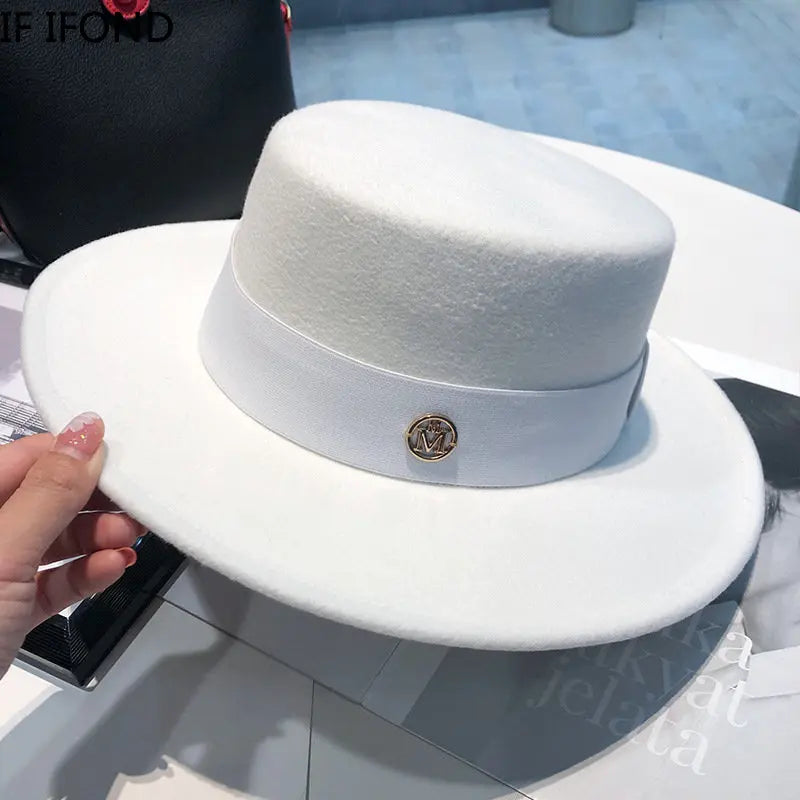 Fedora Hats For Women Fashion Elegant Bowler Dress Caps