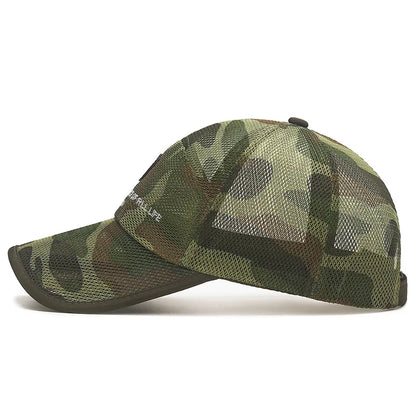 New Summer Women Men Fishing Mesh Sun Hat Caps
