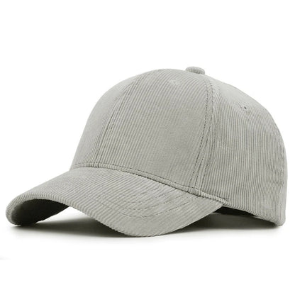 Corduroy Hat For Men With Large Head Circumference Size Baseball Cap
