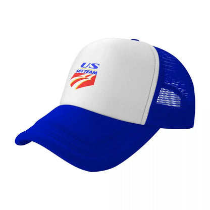 New US Ski Team Baseball Cap Hip Hop Hat Luxury Brand Woman Men's