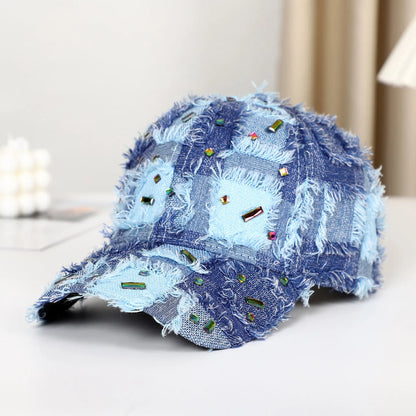 Women's Y2k Rhinestone Baseball Cap Hat Outdoor