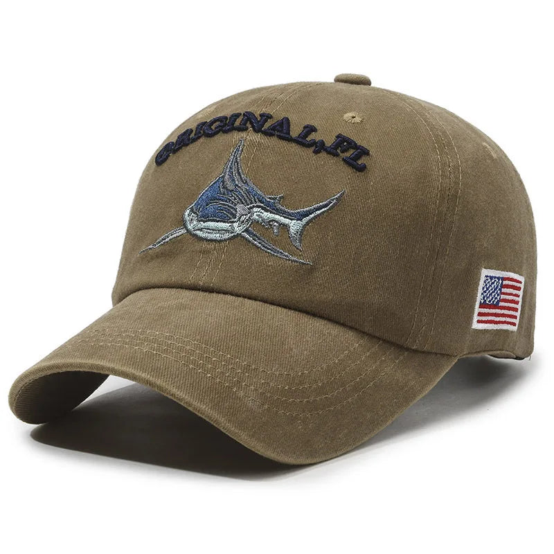 Vintage Washed Cotton Baseball Cap Men Women