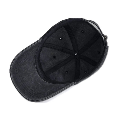 Embroidery Flowers Baseball Cap Washed Cotton Vintage Dad Hat