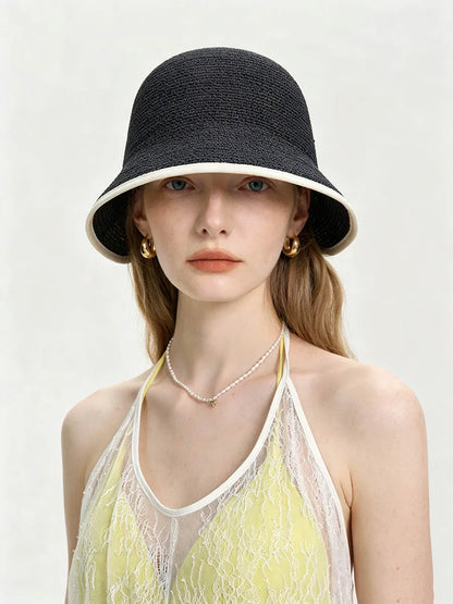 100% Natural Raffia Bucket Hat