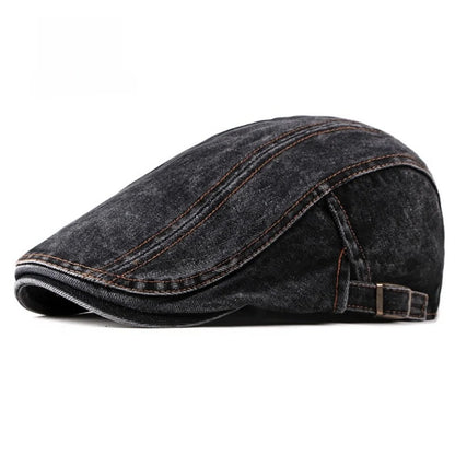 Denim Material Denim Newsboy Cap