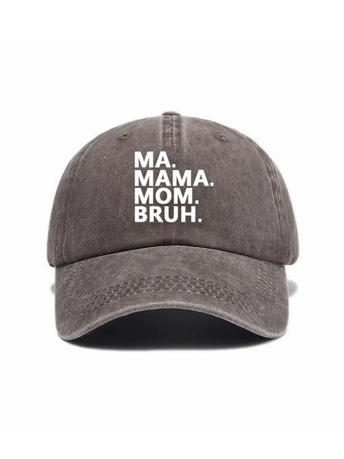 Casual Letter Graphic Baseball Cap Adjustable, Outdoor Sports Hat