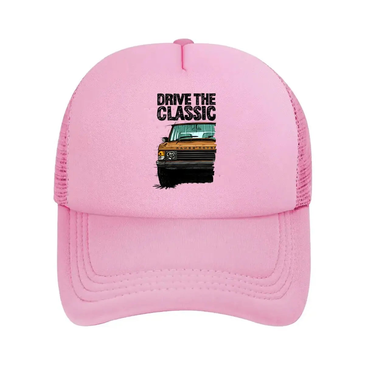 Classic Drive Auto - Inspired, Retro Car Design Mesh Baseball Cap