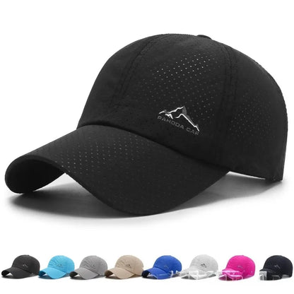Unisex Perforated Running Cap For Hiking Outdoor Activities