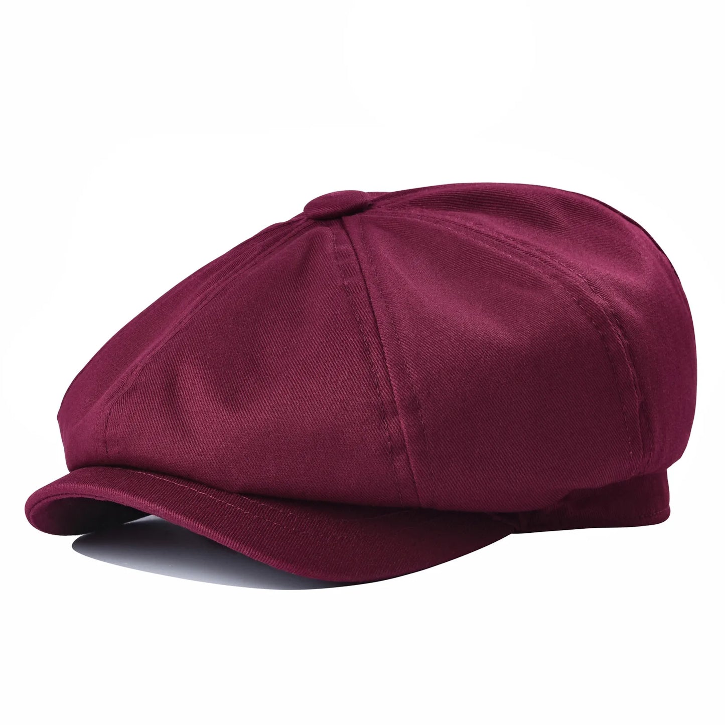 Newsboy Cap Men's Twill Cotton Eight Panel Hat