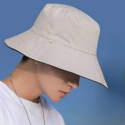 Bucket Hats Men Summer Outdoor Reversible Fishing Sunshade Fisherman Cap