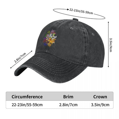 Digimon And Crests Baseball Cap
