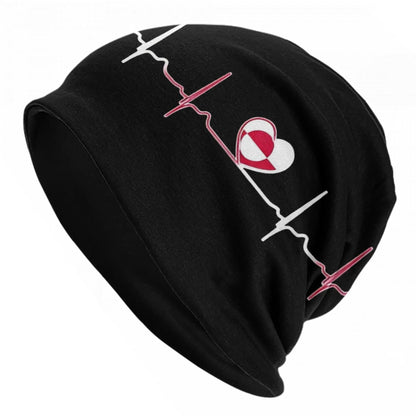 Greenland Coat Of Arms Polar Bear Blue Bonnet Hats Autumn Winter For Men Women