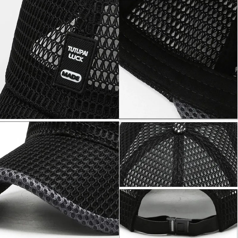 Mesh Fishing Sunhat Summer Baseball Caps
