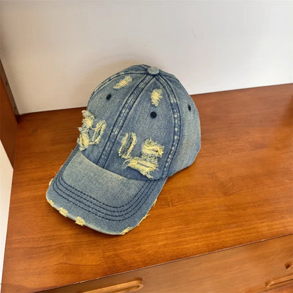 American-Style Street Retro Washed Baseball Cap
