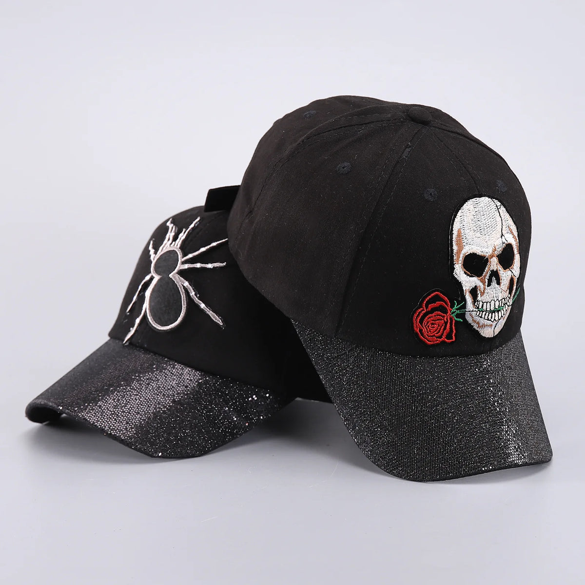 Skull Baseball Cap Halloween Party Funny Scary Expression Design Costume Party Accessories For Men Women Unisex