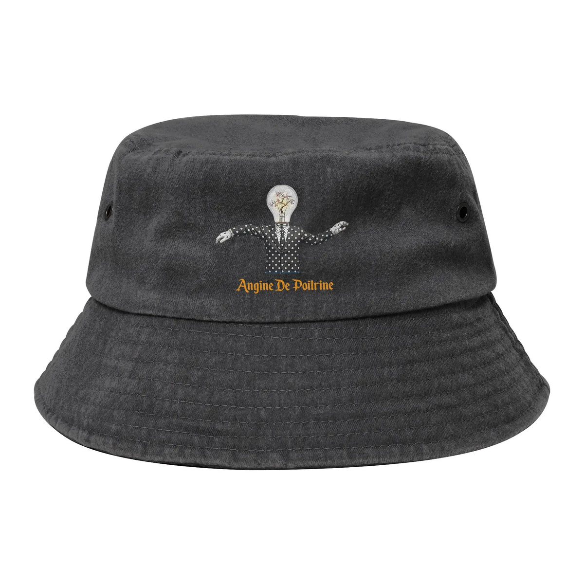 Men Women Distressed Denim Sun Hat  Bob Hat Fishing Cap Hiking