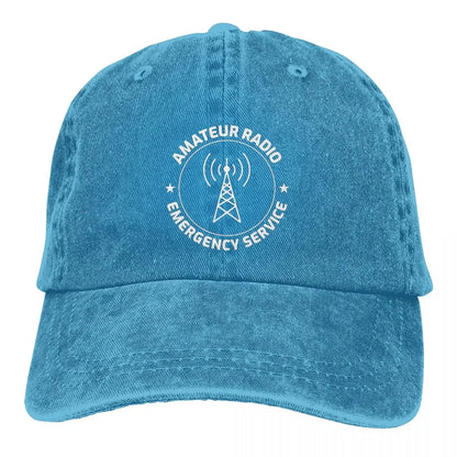 Amateur Ham Radio Grandpa Dad Operator Gift Baseball Cap