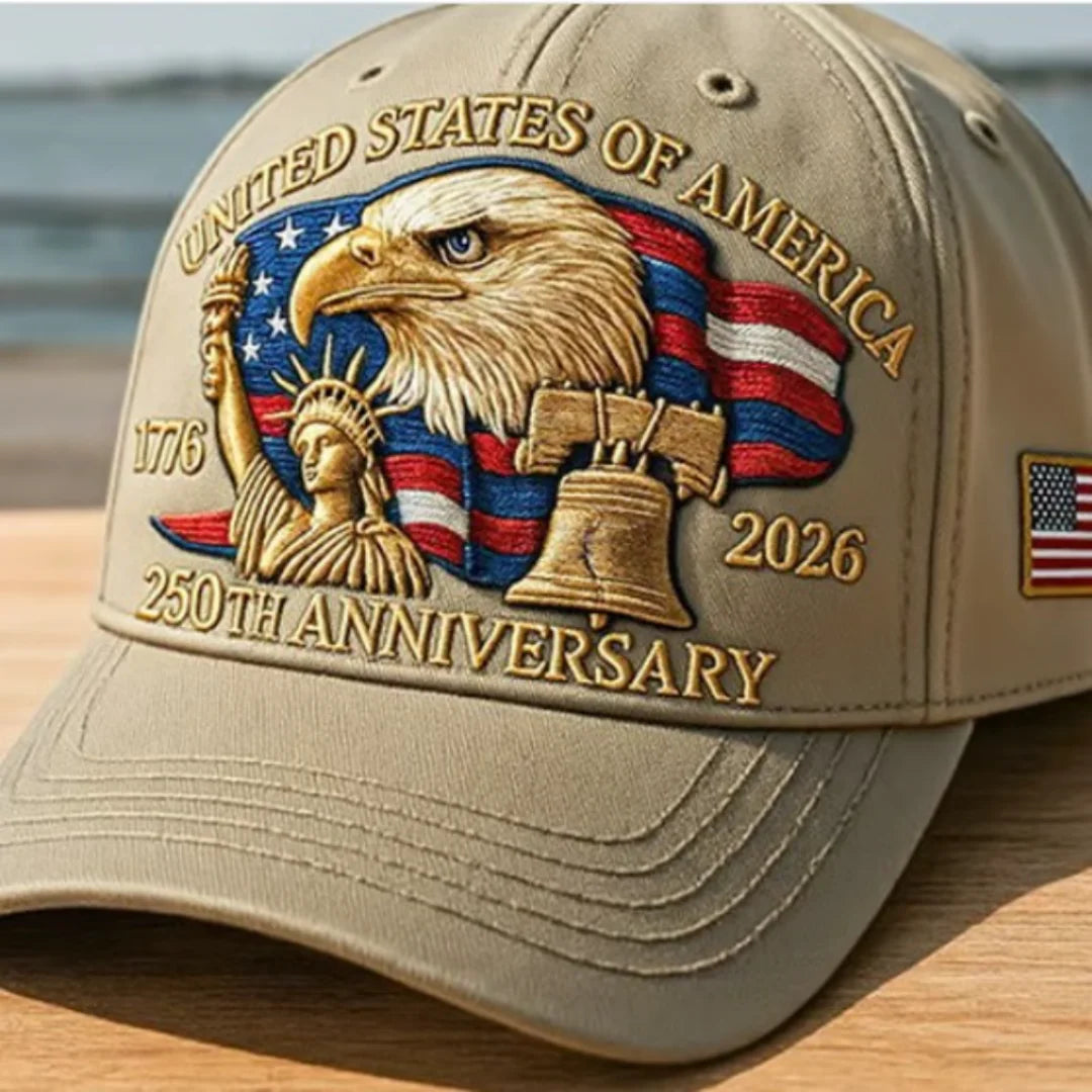 250 Years Of Freedom Baseball Cap USA 1776-2026 Anniversary Hat