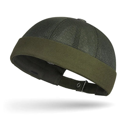 Summer Brimless Melon Skin Hat Adjustable