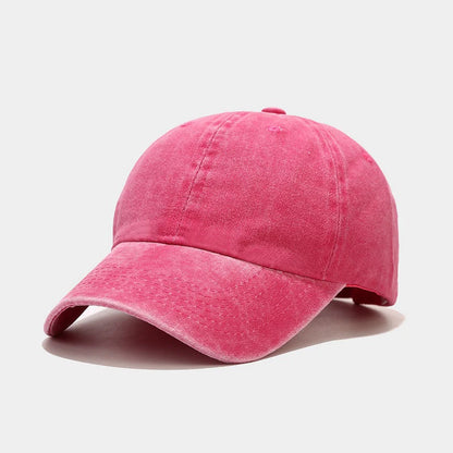 Spring Summer Cap Washed Cotton Baseball Cap Men Women