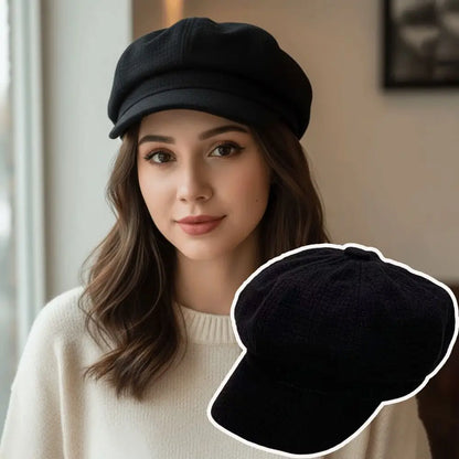 Casual Wear Octagonal Women Berets Retro Winter