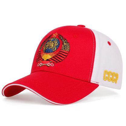 Unisex CCCP National Emblem Baseball Cap Men Women Cotton