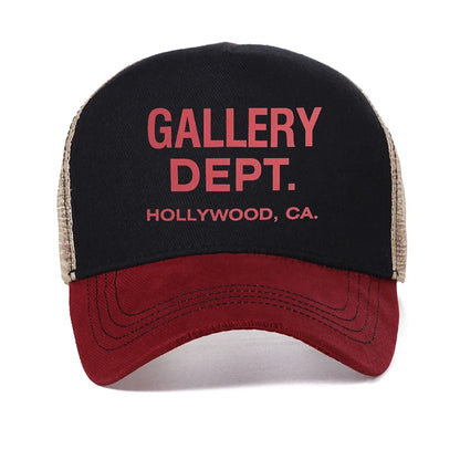 Gallery Dept Print Baseball Cap Vintage Streets Fashion Casual Hats Summer