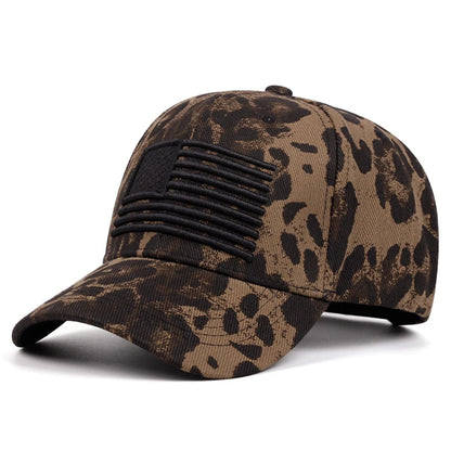 New Baseball Hat Embroidered US Flag Skateboard Hat Outdoor Daily Commuter Decorative Hat Sunshade Hat Unisex Hip Hop Hat