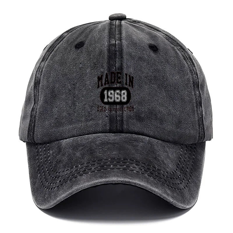 Customize 1968 Vintage Washed Cotton Baseball Cap