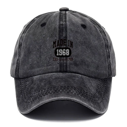 Customize 1968 Vintage Washed Cotton Baseball Cap