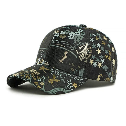 Autumn Polyester Print Casquette Baseball Cap