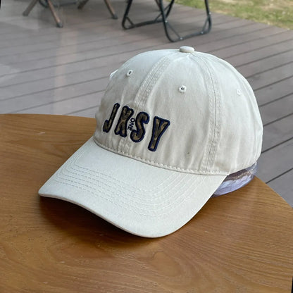 Simple Letter Embroidered Baseball Cap Spring Summer