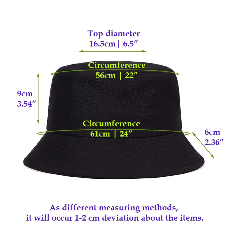 Adult Pastis Apero Bobs Man Reversible Bucket Hat Woman Outdoor Sports Fisherman Cap