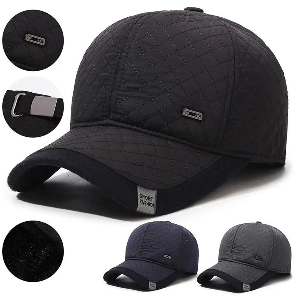 Sports Velvet Warm Men Baseball Cap