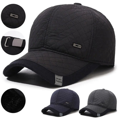 Sports Velvet Warm Men Baseball Cap
