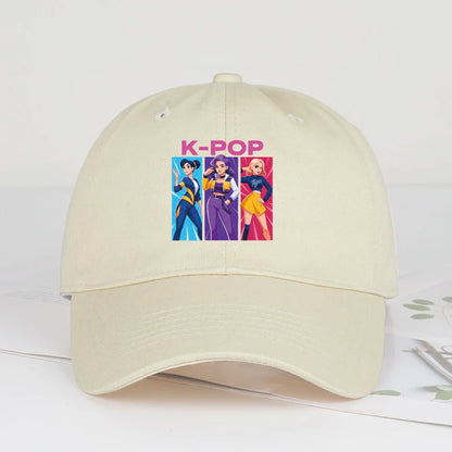 K-POP Girl Group Cartoon Baseball Cap Men Women