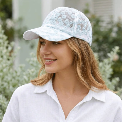Casual Embroidered Flower Baseball Cap Adjustable