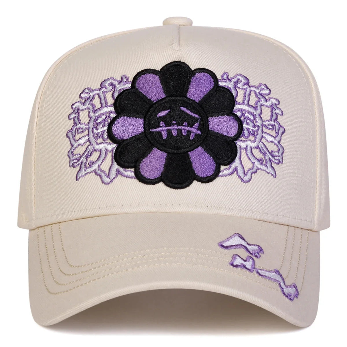 Unisex Sunflower Embroidery Baseball Caps Spring Autumn