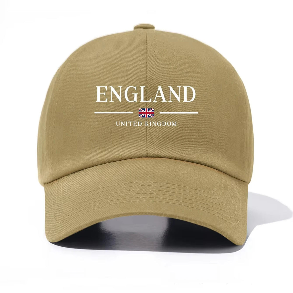 Fashion Casual England Print Baseball Cap Adult Child Minimalist Retro Style Casual Soft Adjustable Perfect As Gift Baseball Cap
