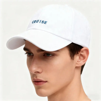 Unisex Baseball Cap Korean Style Trendy Streetwear Letter Embroidered Versatile Dad Hat