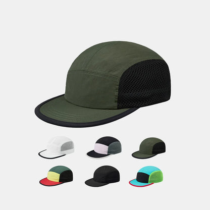 Ultralight 5 Panel Mesh Cap Dry Quick Breathable Running Cap
