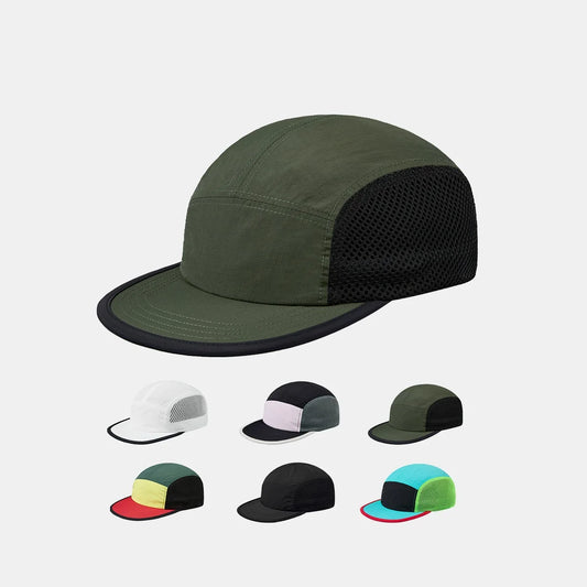 Ultralight 5 Panel Mesh Cap Dry Quick Breathable Running Cap