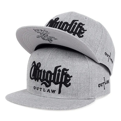 Fashion Fastball Cap Thuglife Embroidery Hiphop Baseball Cap