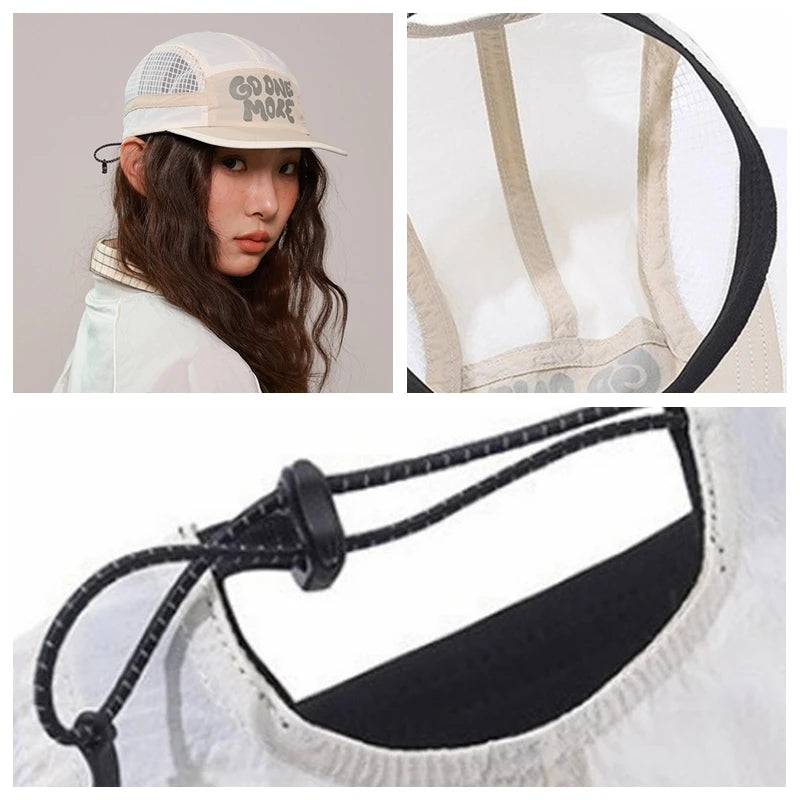 Lightweight Quick Drying Running Caps Summer Breathable Baseball Hat